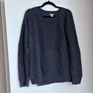 J. Crew Slate Blue Crewneck Sweater